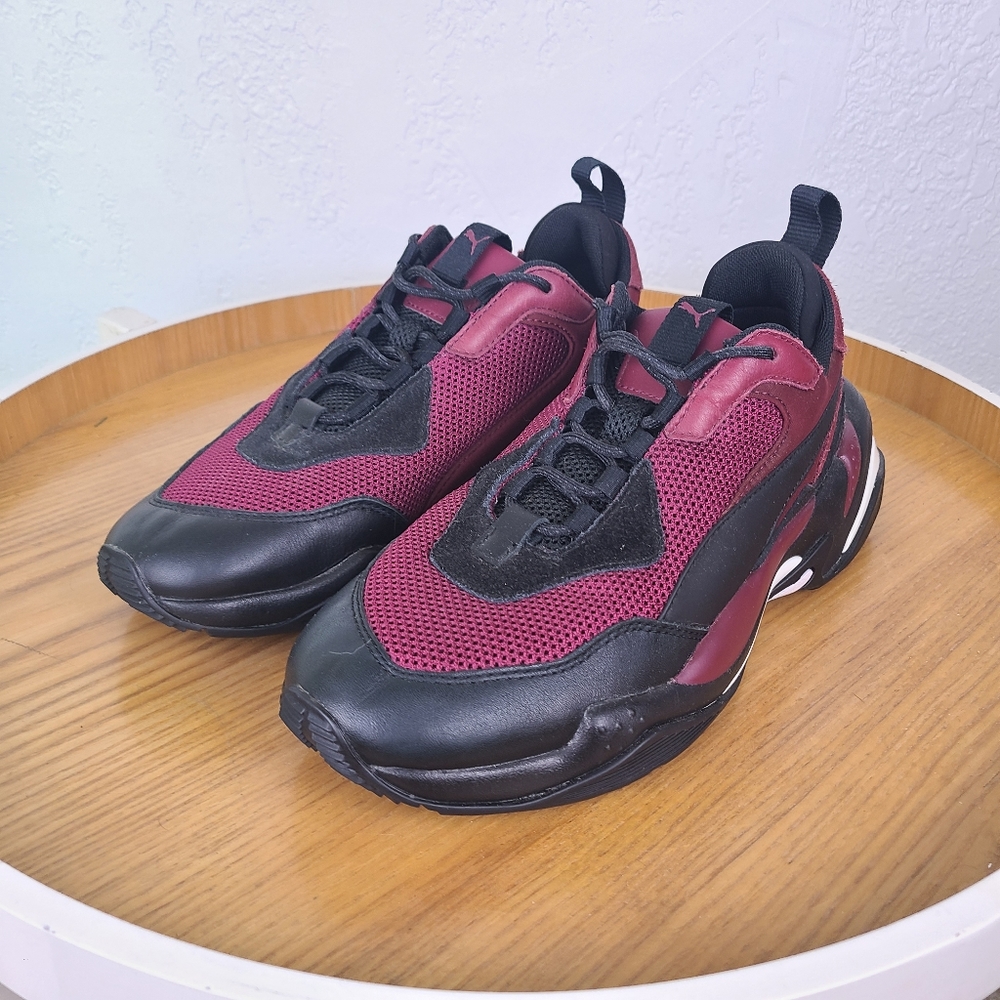 Puma Thunder Spectra Burgundy Athletic Shoes - Picture 5 of 12